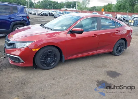 2020 Honda Civic Lx из США, поврежденный, VIN 2HGFC2F66LH554492